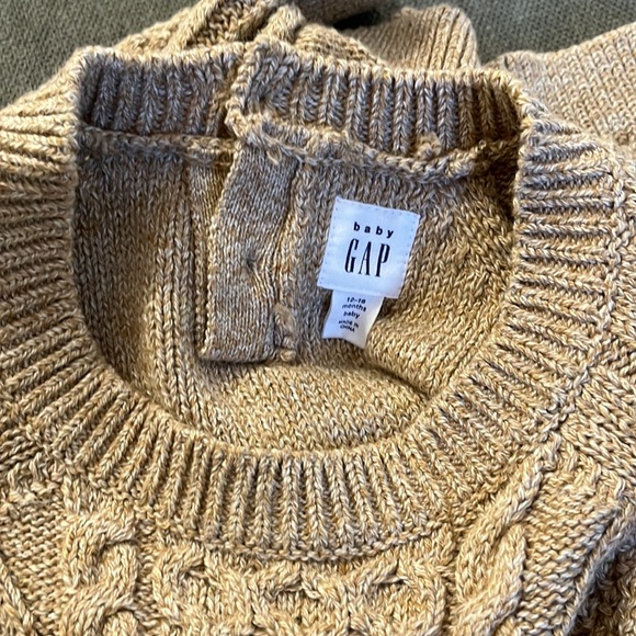 GAP BABY BOY KNIT SWEATER SIZE:12-18M - Picture 4 of 6